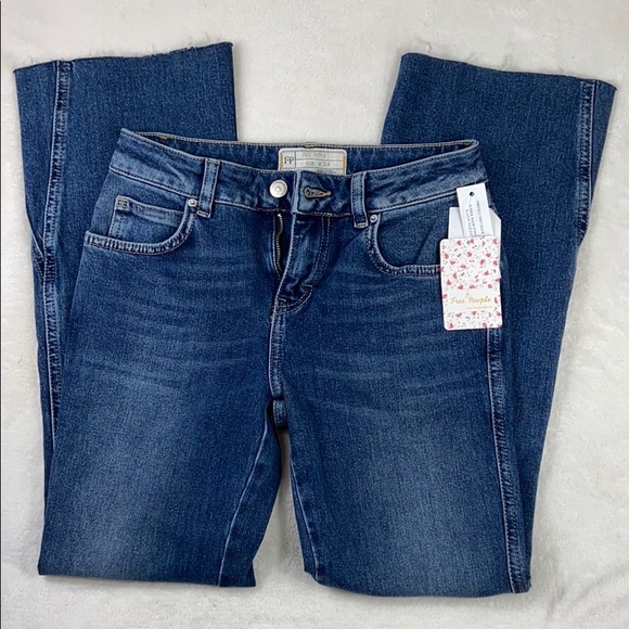 Free People Denim - [ FREE PEOPLE ] Dark Denim Jeans